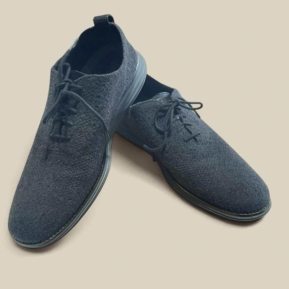 Cole Haan Mens Sz 10 ORIGINALGRAND Lace Up Knit Casual Shoes C30689